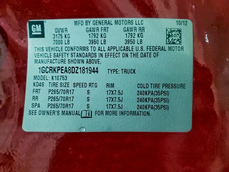 2013 Chevrolet Silverado K1500