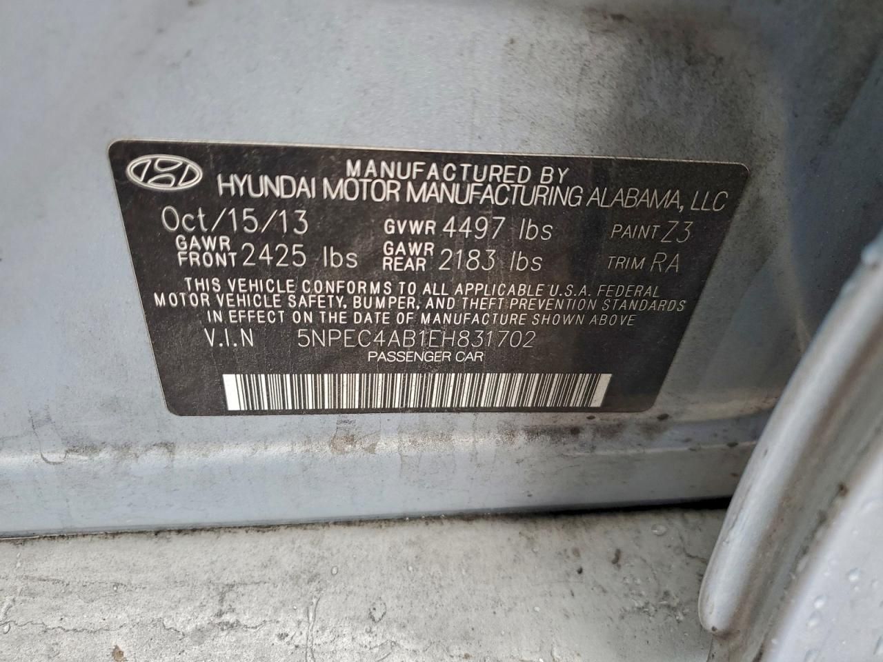 2014 Hyundai Sonata se