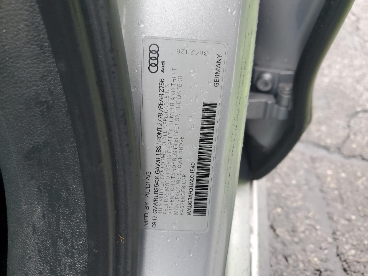 2018 Audi A6 Premium Plus