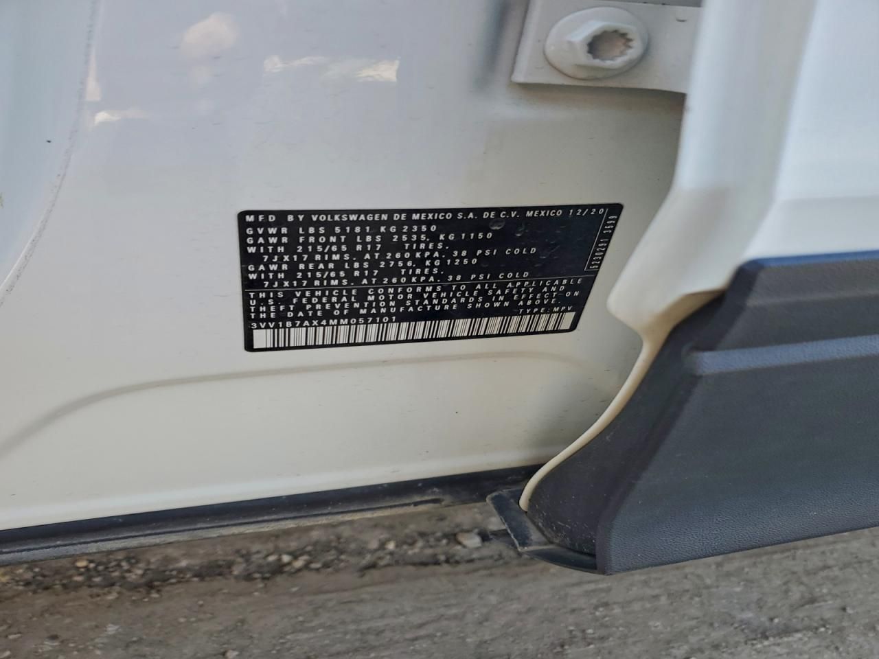 2021 Volkswagen Tiguan s