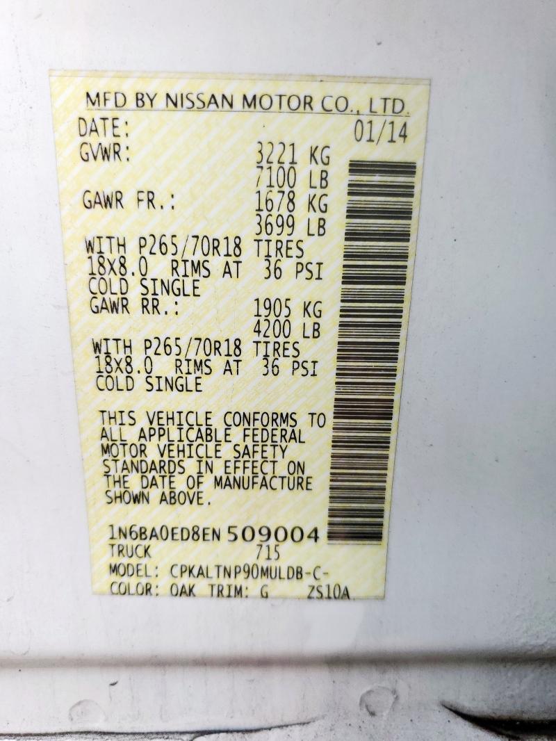 2014 Niss Titan