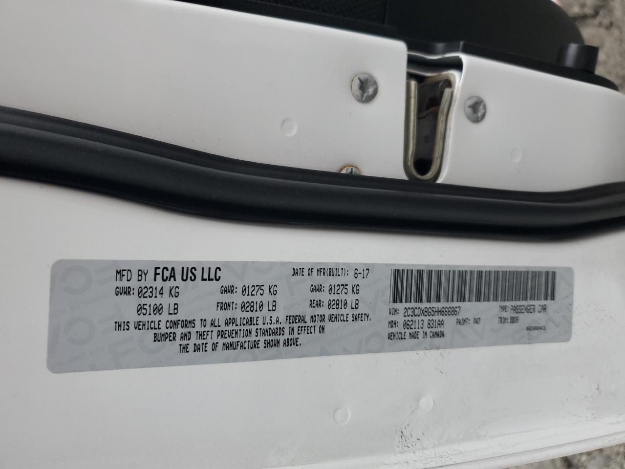 2017 Dodge Charger se