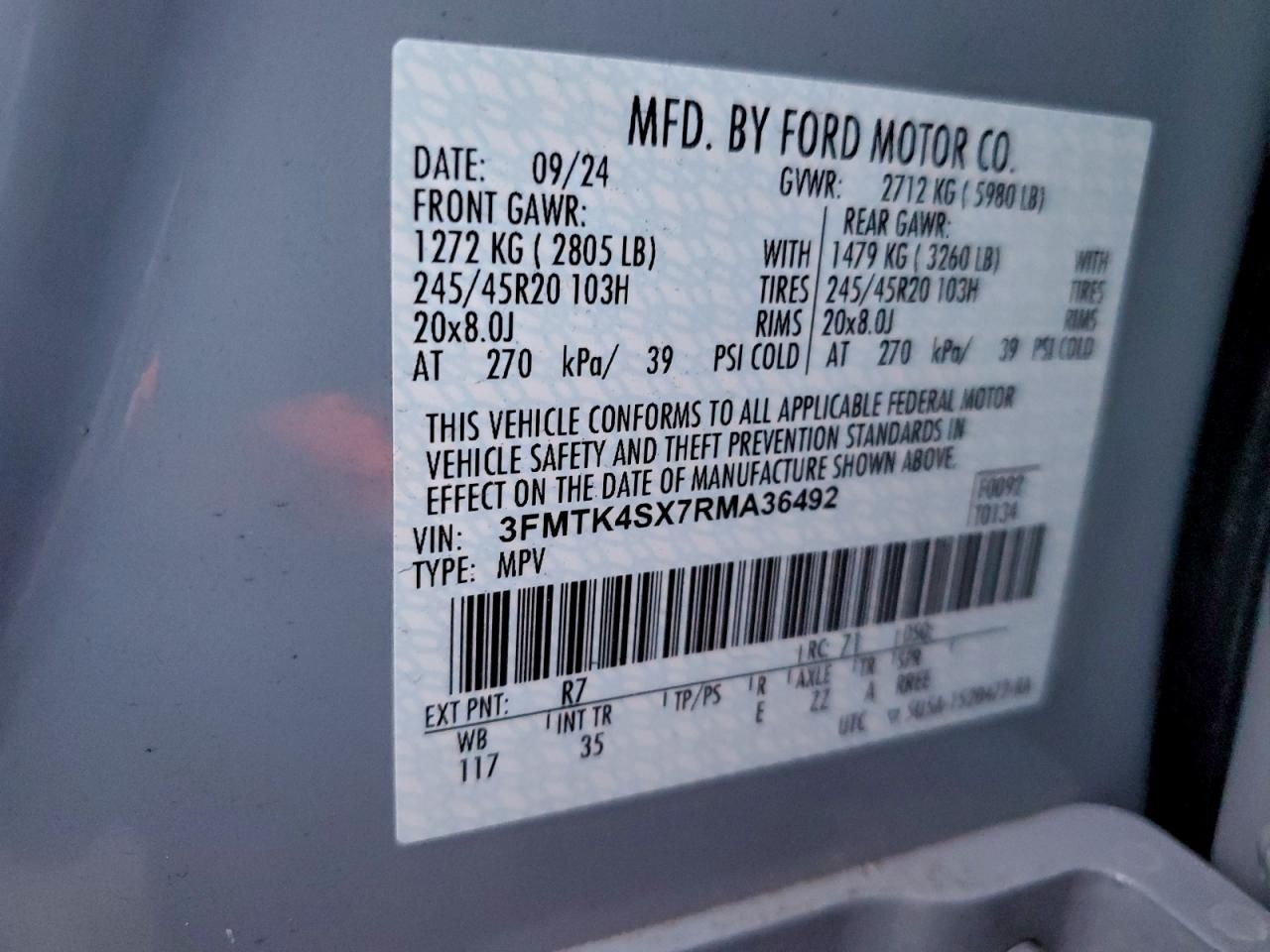 2024 Ford Mustang Mach-e gt