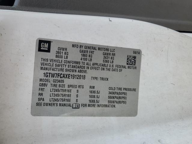 2014 GMC Savana G25 Delivery Van