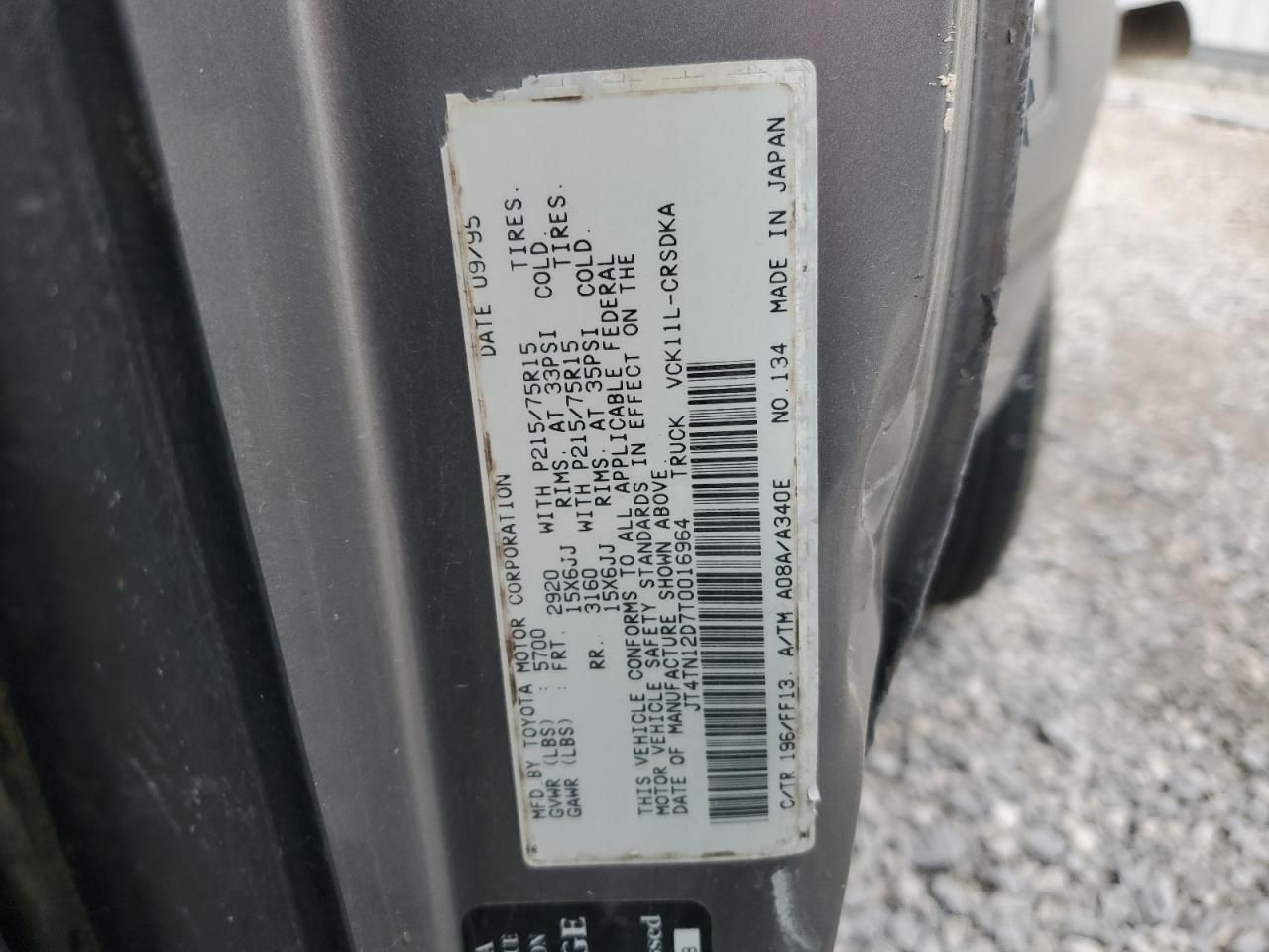 1996 Toyota T100 Xtracab