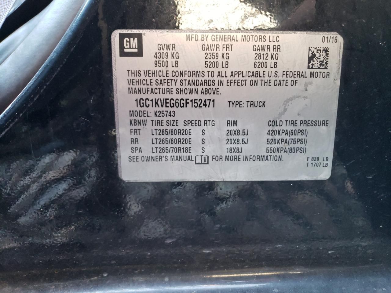 2016 Chevrolet Silverado K2500 Heavy Duty lt