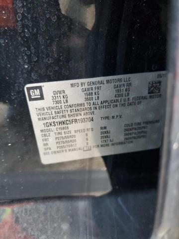 2015 GMC Yukon xl C1500 slt