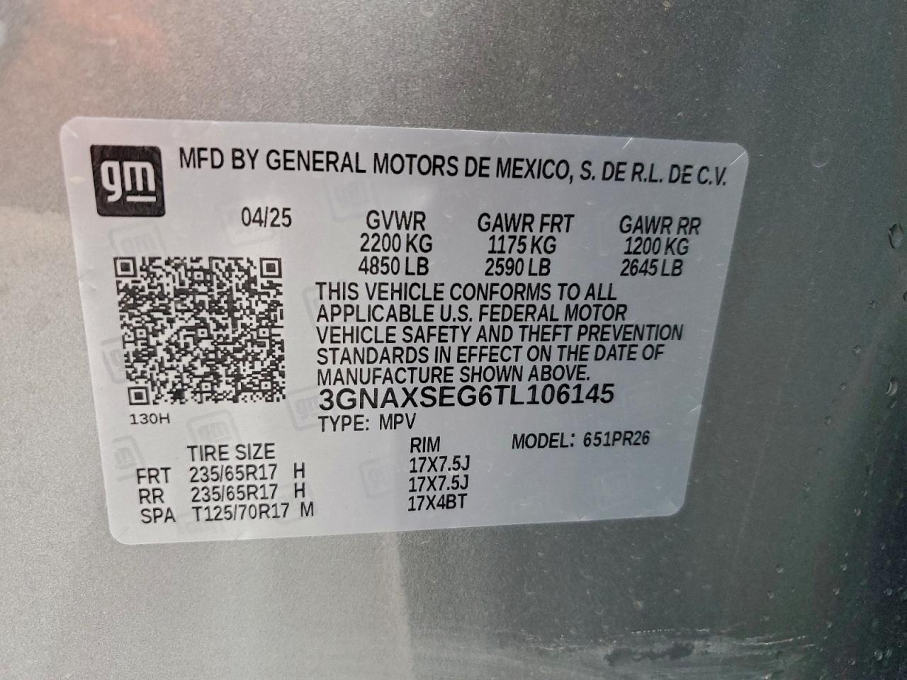 2026 Chevrolet Equinox Active