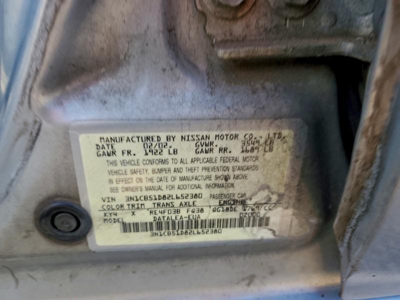 2002 Nissan Sentra xe