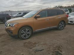 Nissan salvage cars for sale: 2017 Nissan Pathfinder Platinum