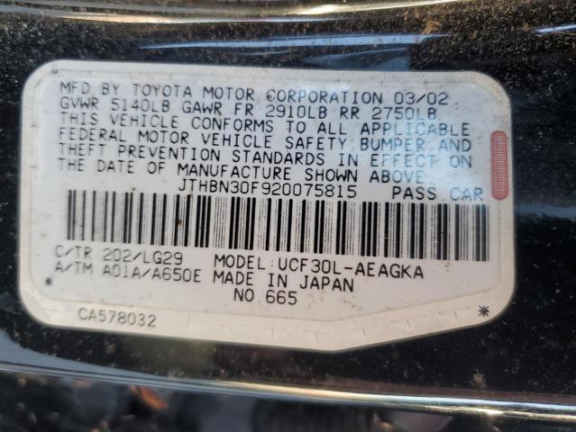 2002 Lexus Ls 430