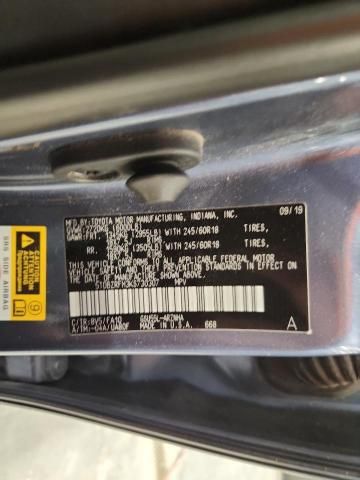 2019 Toyota Highlander le