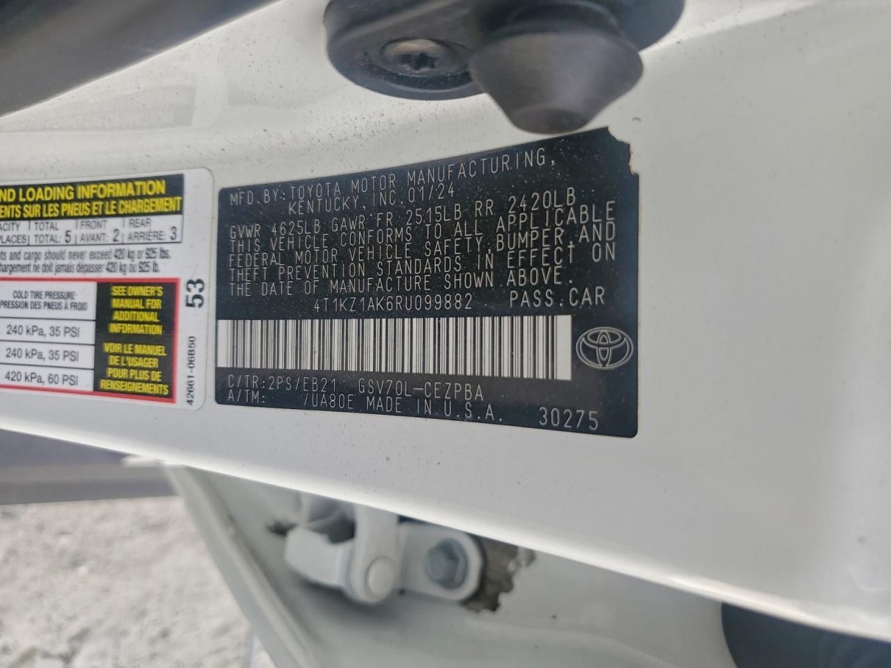 2024 Toyota Camry trd