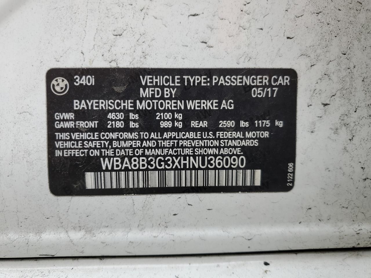2017 BMW 340 i