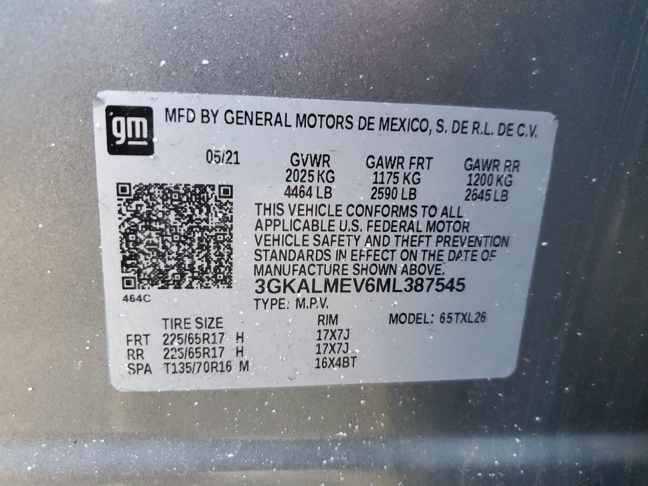2021 GMC Terrain sle