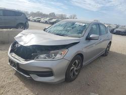 Honda salvage cars for sale: 2016 Honda Accord lx