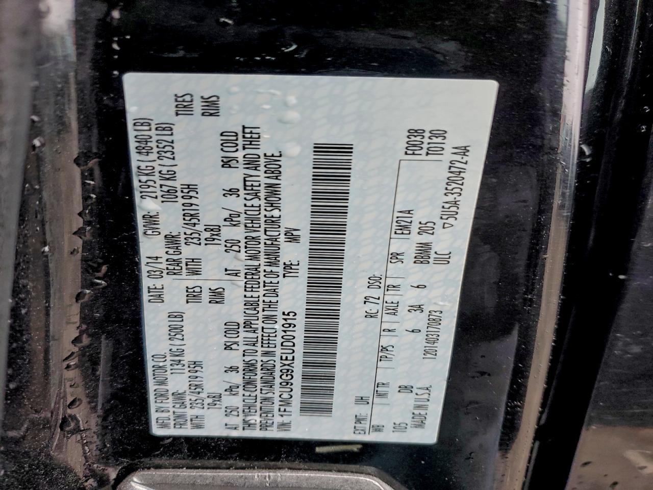 2014 Ford Escape se