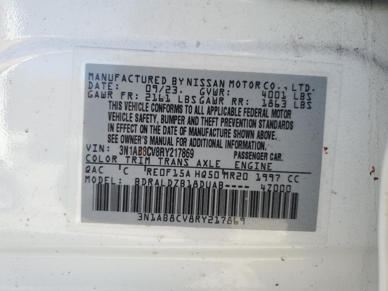 2024 Nissan Sentra sv