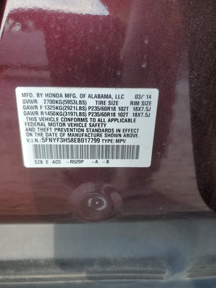 2014 Honda Pilot exl