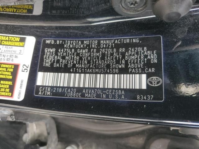 2021 Toyota Camry se