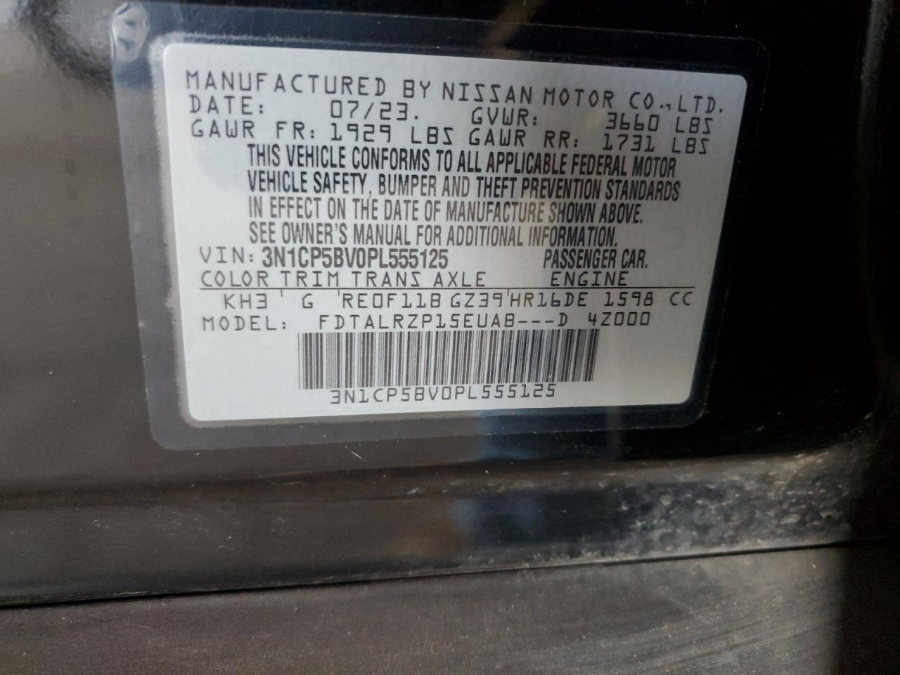 2023 Nissan Kicks s