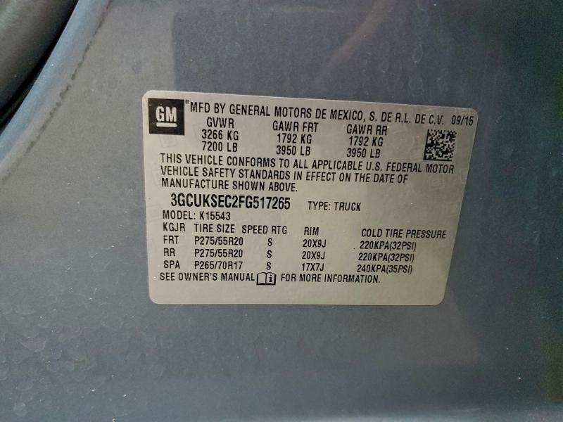2015 Chevrolet Silverado K1500 LTZ