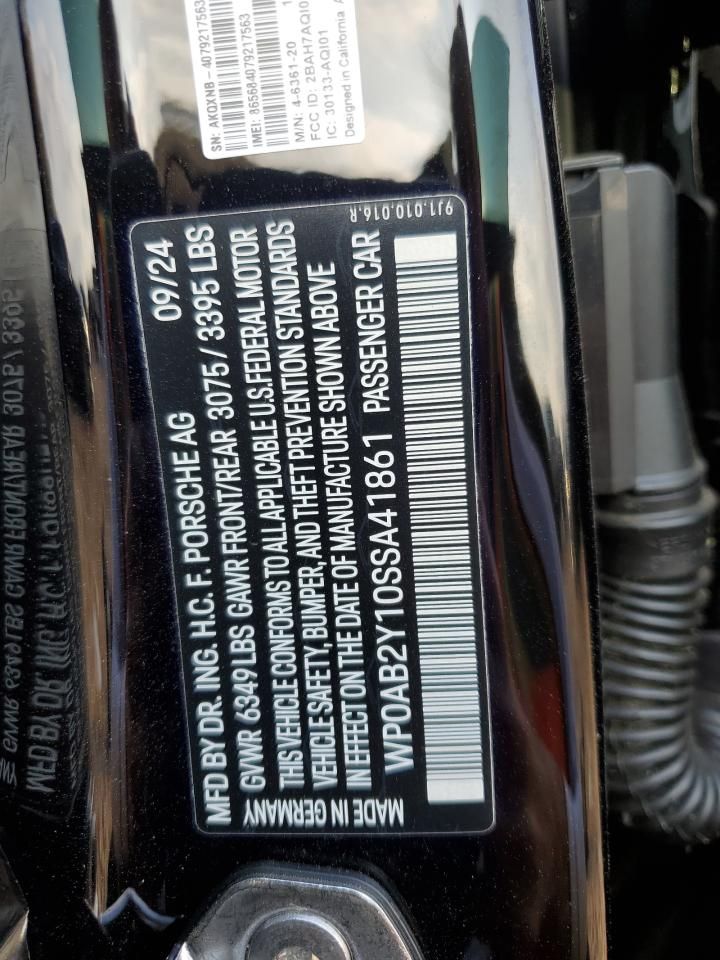 2025 Porsche Taycan 4S