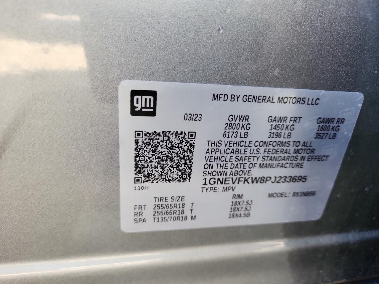 2023 Chevrolet Traverse ls