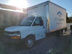 Salvage trucks for sale at Rogersville, MO auction: 2020 Chev Rolet Express G4500 BOX Truck