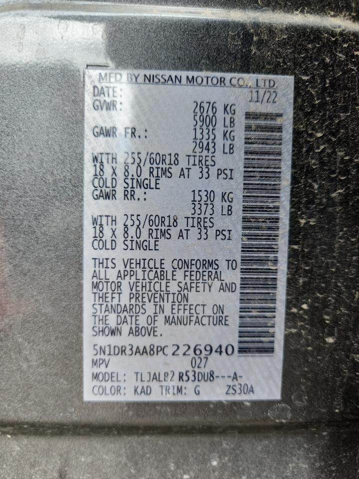 2023 Nissan Pathfinder s