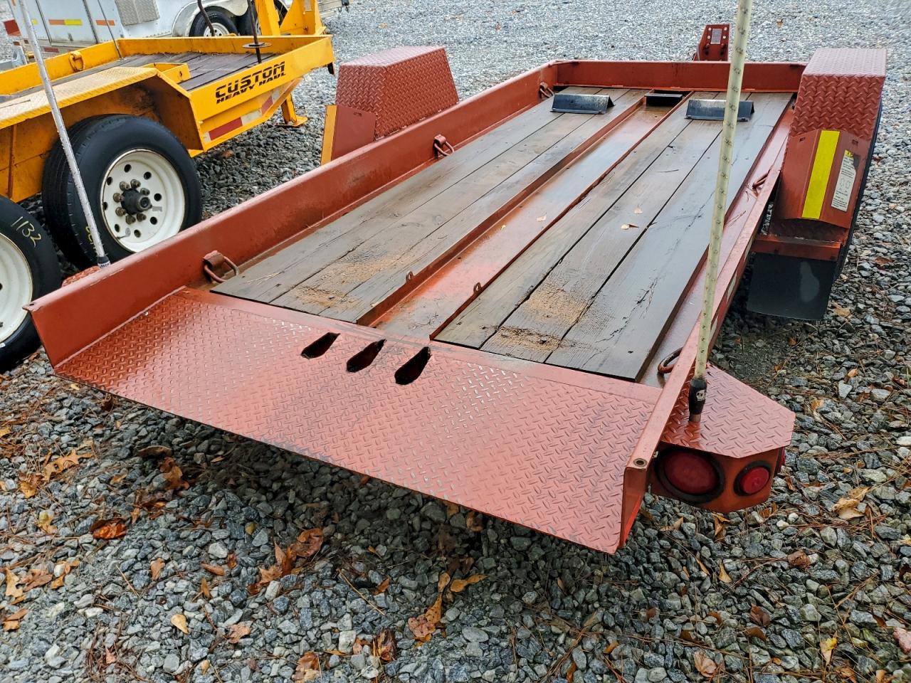 2016 Fell ING FT-6 T-1 Tilt Deck Equipment Trailer