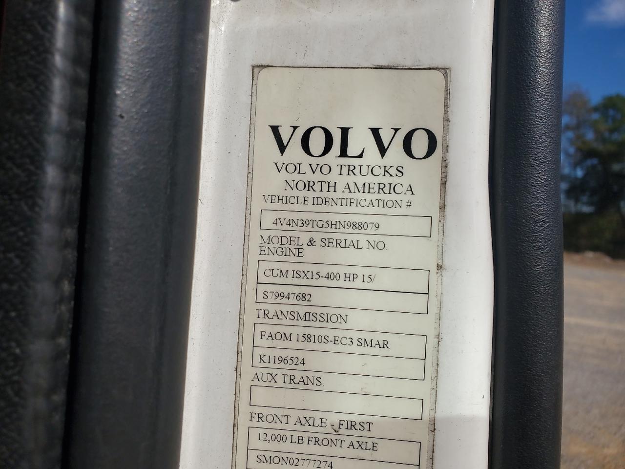 2017 Volvo VNL Semi Truck
