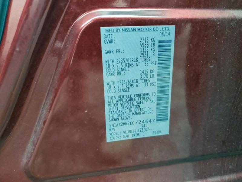 2014 Nissan Pathfinder s