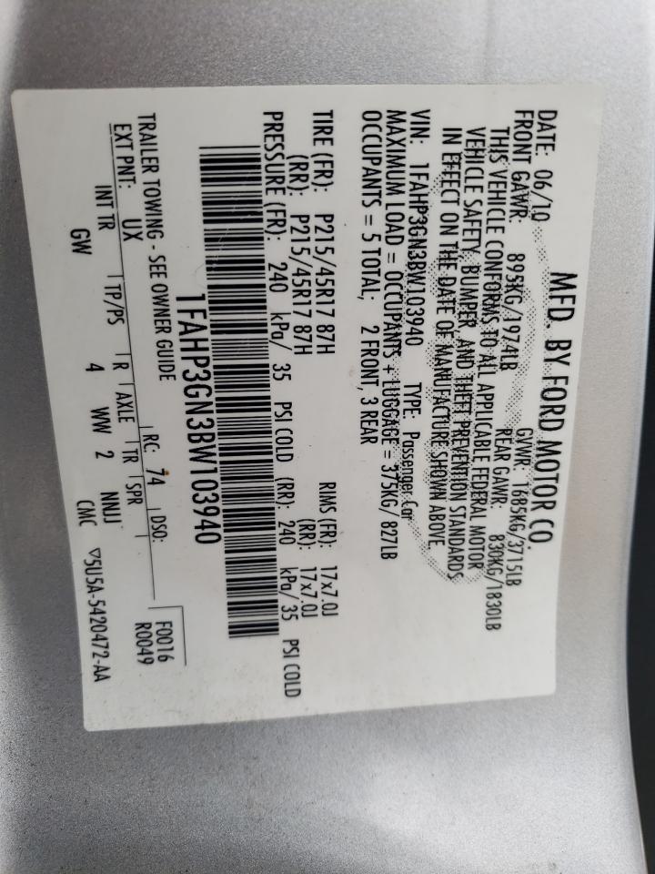 2011 Ford Focus ses