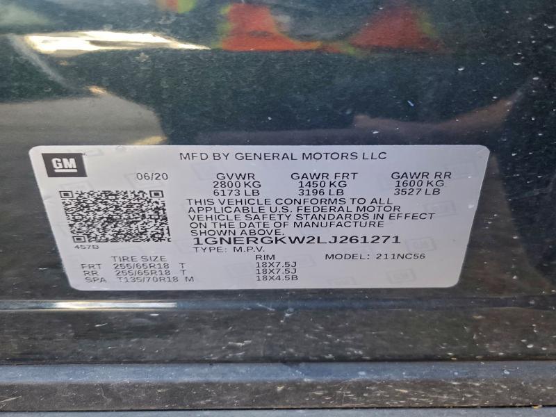 2020 Chevrolet Traverse lt