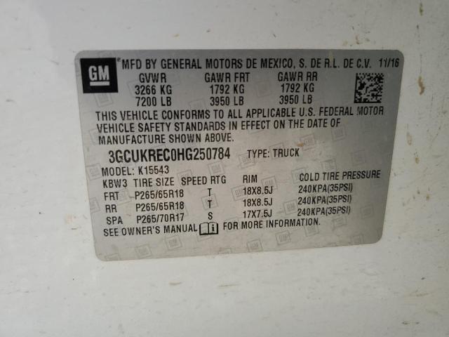 2017 Chevrolet Silverado K1500 lt