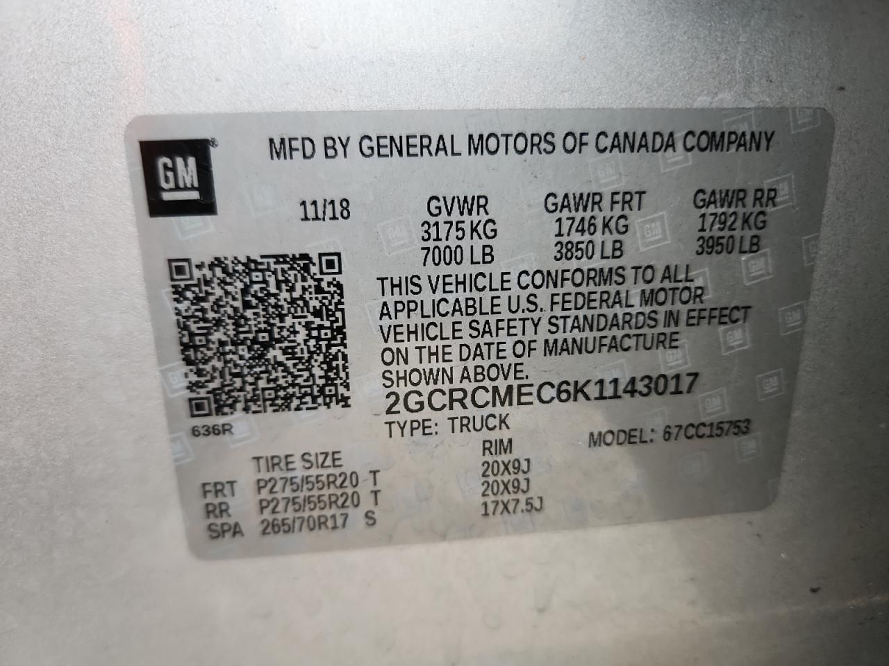 2019 Chevrolet Silverado ld C1500 Custom