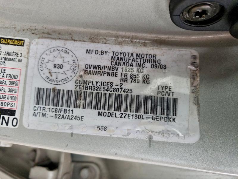 2004 Toyota Corolla ce