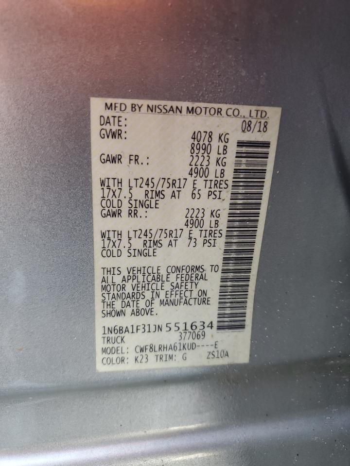 2018 Nissan Titan xd s