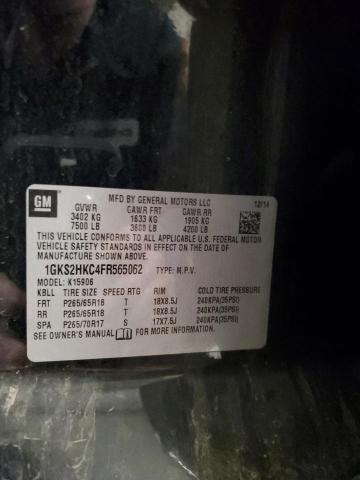 2015 GMC Yukon xl K1500 slt