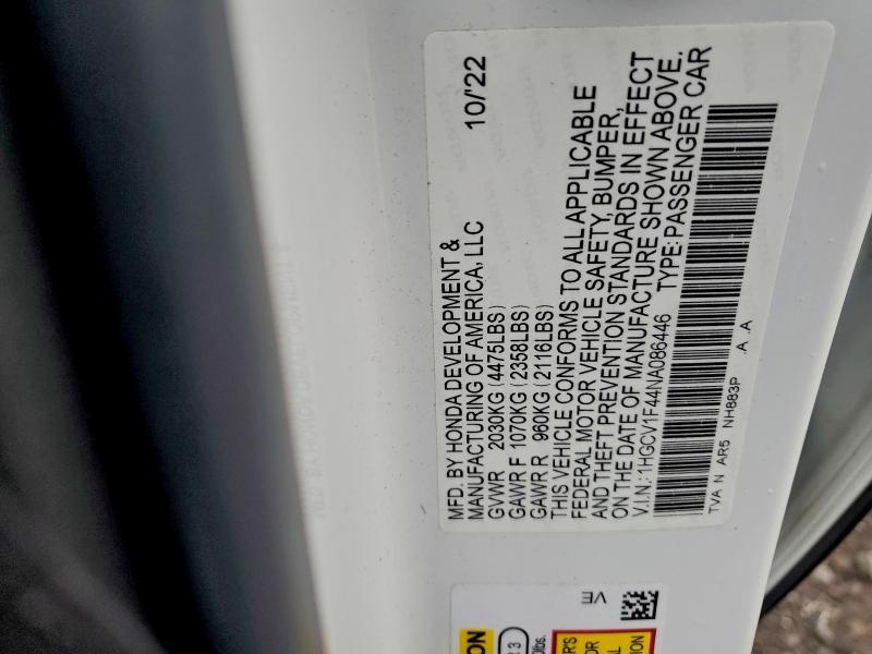 2022 Honda Accord Sport se