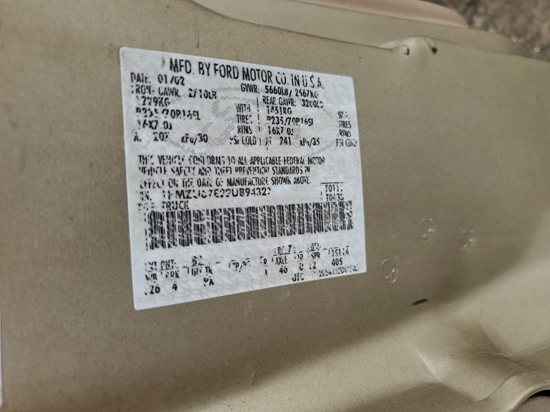 2002 Ford Explorer Sport Trac