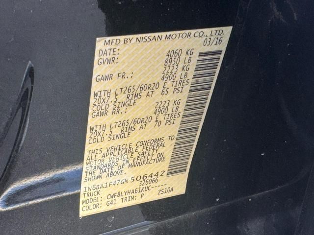 2016 Nissan Titan xd sl