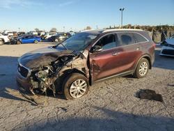 Salvage cars for sale from Copart Indianapolis, IN: 2016 KIA Sorento lx