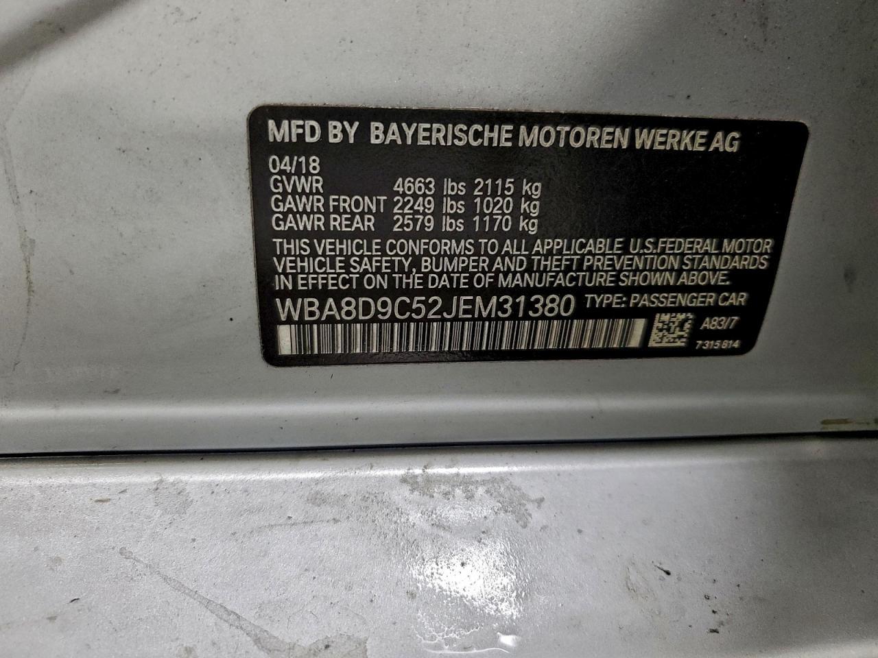 2018 BMW 330 xi