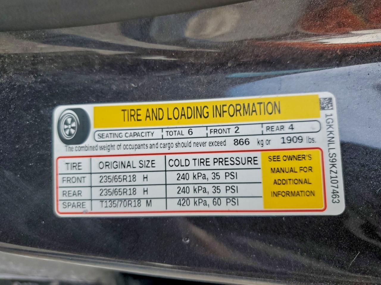 2019 GMC Acadia sle