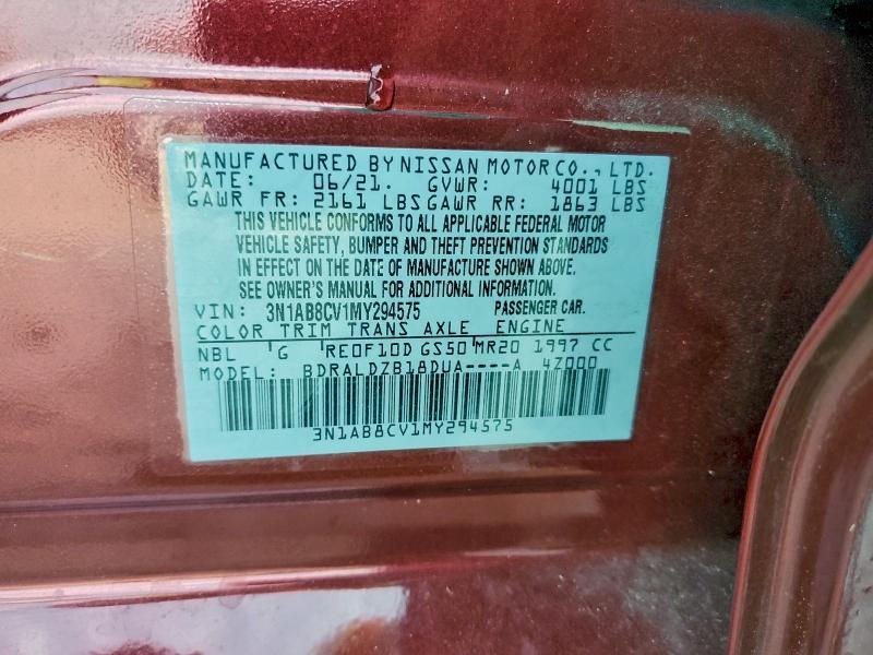 2021 Nissan Sentra sv