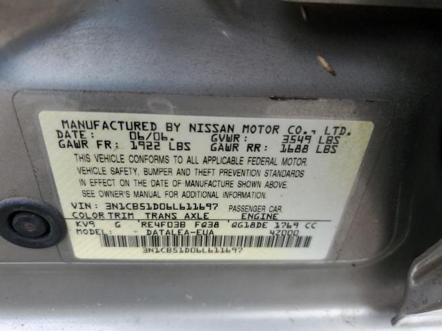 2006 Nissan Sentra 1.8
