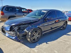 Salvage cars for sale from Copart Wilmer, TX: 2017 Honda Accord Sport Special Edition