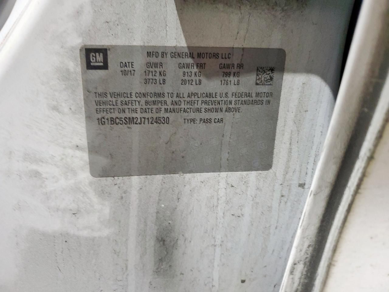 2018 Chevrolet Cruze ls